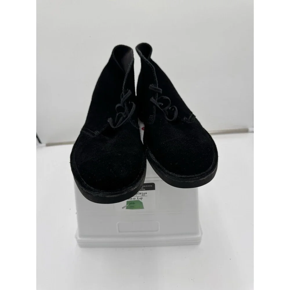 Clarks Men's Bushacre 2 Black Suede Chelsea Boots Mens‎ Size 9.5 26082288